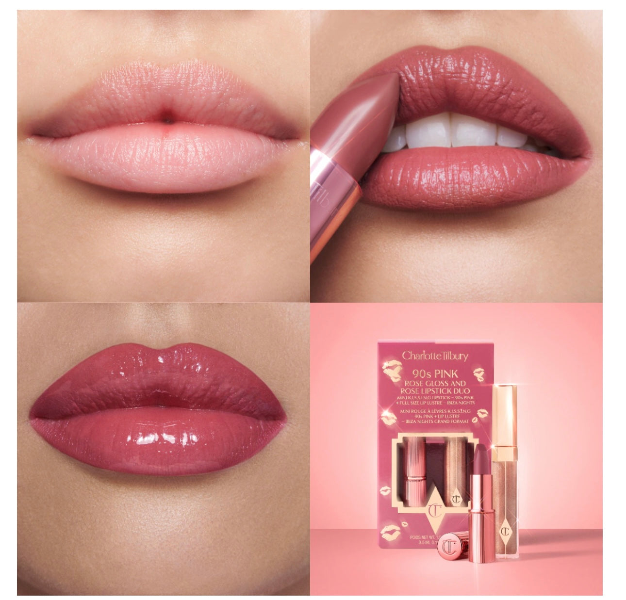 K.I.S.S.I.N.G Lipstick and Lip Gloss Duos Charlotte Tilbury