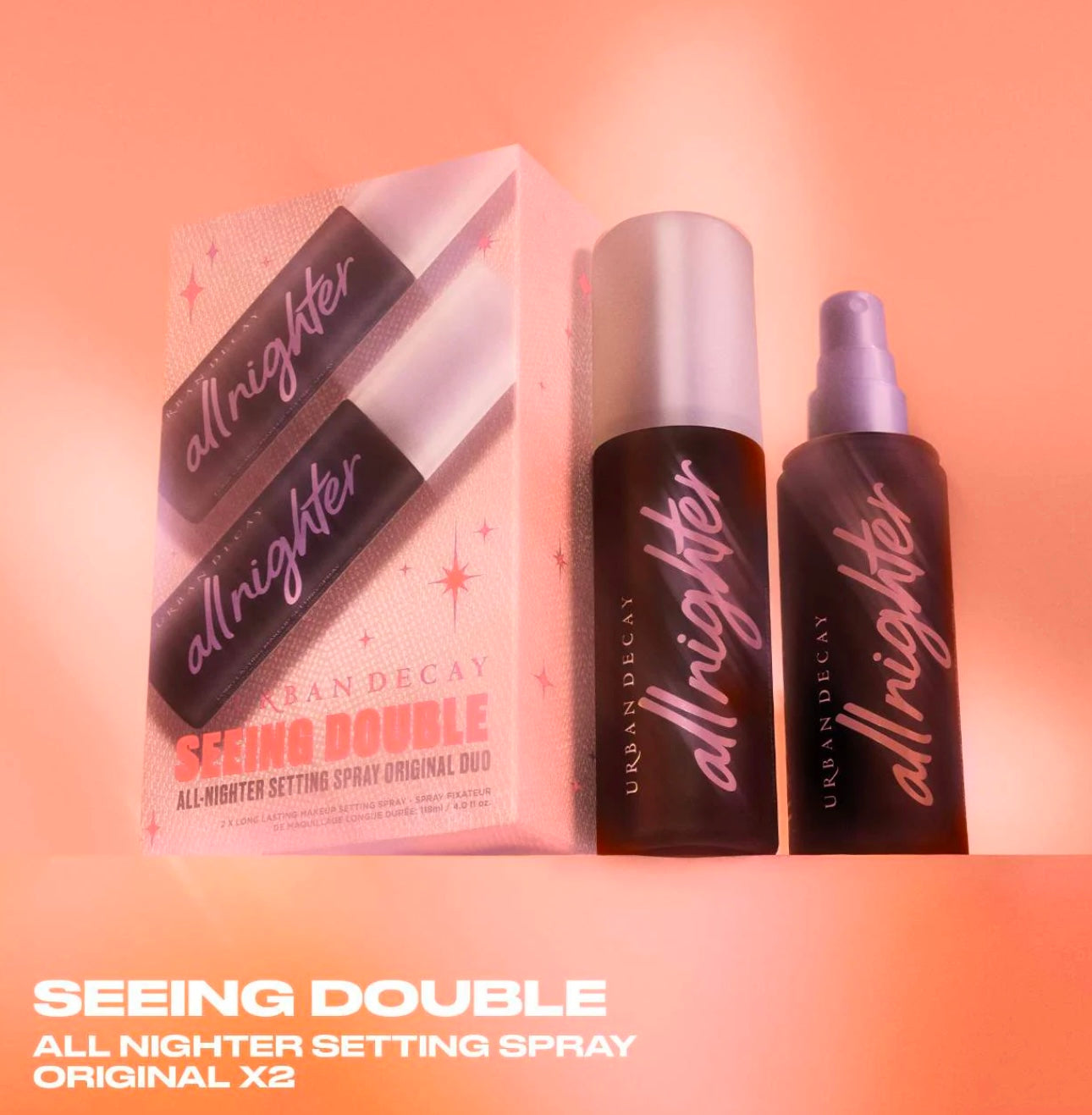 Seeing Double All Nighter Waterproof Setting Spray - Holiday Makeup Set Urban Decay