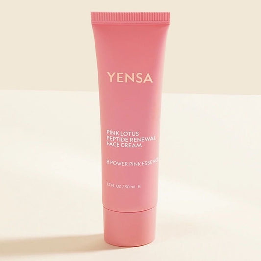 Pink Lotus Peptide Renewal Face Cream Yensa